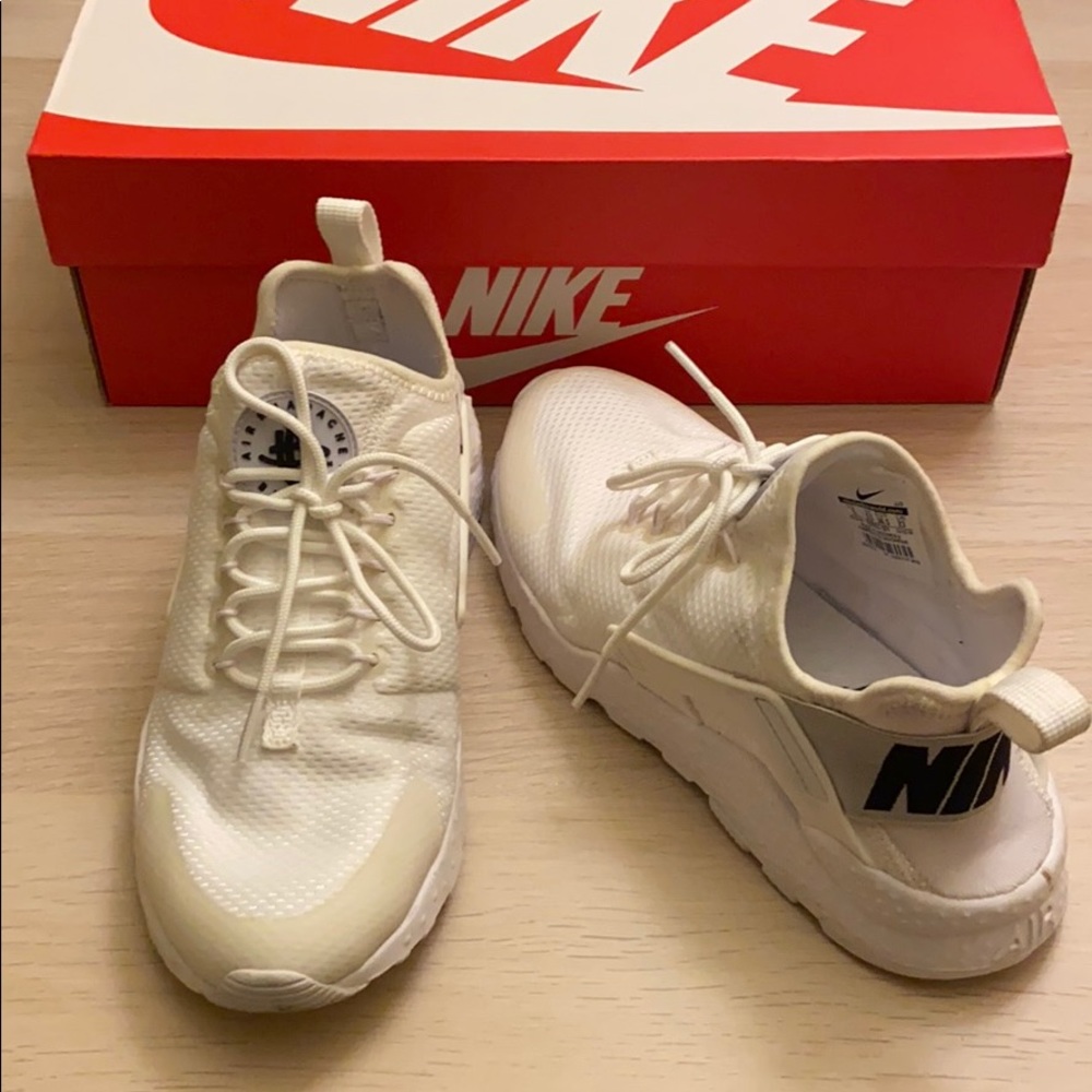 Nike Air Huarache Run Ultra White Shoes